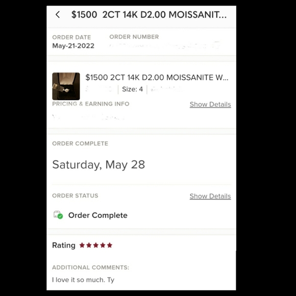 🆕️ $1500  2CT 14K D2.00 MOISSANITE WHITE GOLD - Picture 16 of 16